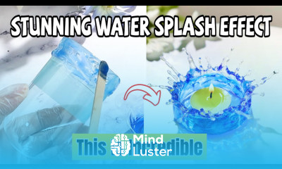 REALISTIC How To Make Resin Water Splash Effect