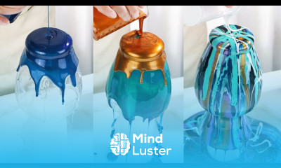 DIY Fluidics Vase and Bowl Tutorial Easy and No Waste