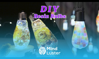LET S RESIN Resin tutorial about Resin Bulb Light and Decoration with resin bulb and Love Mold