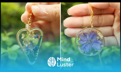 Resin Art How to Make Resin Pendants with Dried Flower B