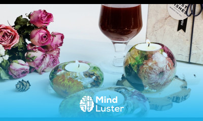 Easy DIY RESIN CANDLE HOLDER ROOM DECOR CRAFT DIY