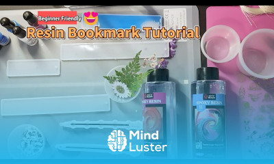Resin Art for Beginners Easy to Follow Tutorial with Resin Bookmark Pen Molds