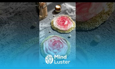 Don t MISS Gorgeous coaster with a rose blooming diy resin coaster rose resinart