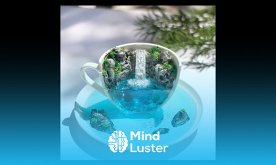 How to Make a Realistic Waterfall Diorama Resin Art diy resin diorama shortvideo