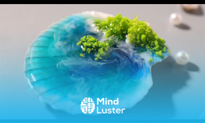 UV Resin Crafts UV Resin Ideas With Pigments DIY Ocean Resin Tutorial