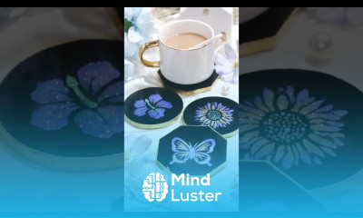 Super Easy Stunning stencil coaster Thanks to daniel cooperfor sharing this excellent product idea