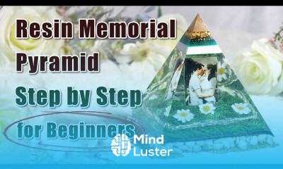Resin Memorial Pyramid Step by step Tutorial for Beginners