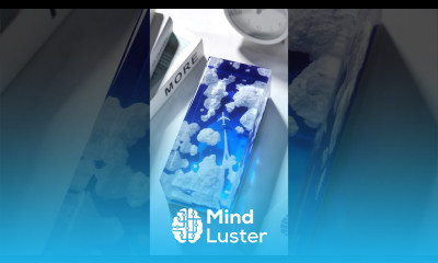 Clouds in Epoxy diy resinfrance resin resinbound resinart resintutorial resincraft craft