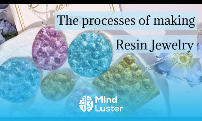 Gorgeous and Colorful Jewelry Resin Pendant That You Will Love Step By Step Tutorial