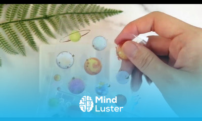 UV Resin Beginner Tutorial with Stickers Easy Unique DIY for Resin