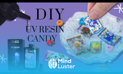 How to DIY cute Candy Wrappers Air Dry Clay UV Resin Tutorial