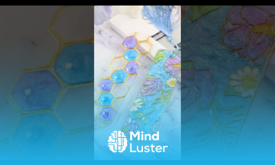 Shiny bookmarks with Let s Resin color UV resin resinart uvresin bookmark