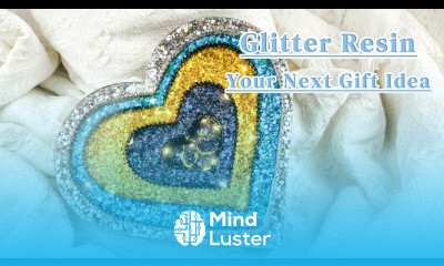 The BEST Gift Idea Heart Shape Glitter Resin