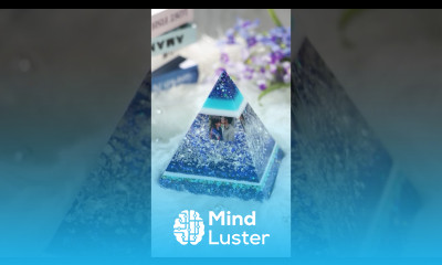 How to make a memorial resin pyramid resinart diy pyramid