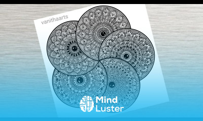 How to draw a Geometric Mandala Art for Beginners Step by Step Tutorial vanithaarts mandala art