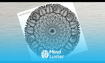 How to a Draw Mandala for Beginners Step by Step Tutorial Mandala Art Doodle Art vanithaarts