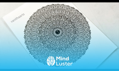 How to draw Mandala Art for Beginners Easy Mandala Drawing StepbyStep Doodle Art vanithaarts