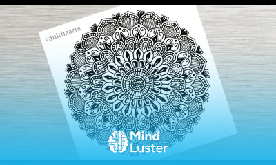 How to draw Mandala for Beginners Easy mandala drawing stepbystep mandala tutorial