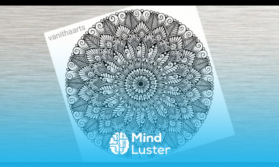 How to draw Mandala for Beginners mandala art step by step with measurements mandala drawing