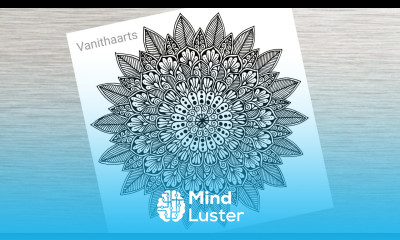 How to draw Mandala for Beginners Easy mandala drawing stepbystep Mandala art