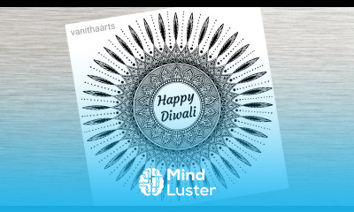 Happy Diwali Mandala Art How to draw Mandala for Beginners Geometric Design Mandala drawing