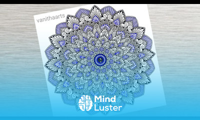 How to draw Mandala art for Beginners Mandala Drawing step by step Tutorial vanithaarts mandala