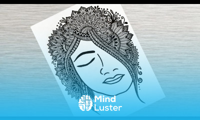How to draw Mandala for Beginners Women s day drawing step by step doodle art Zentangle Art