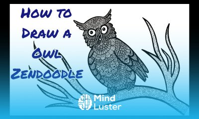 How To Draw A Owl Zendoodle Zentangle Art Simple And Easy zendoodle zentangle mandala