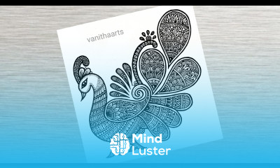 How to draw Mandala for Beginners Peacock mandala art Peacock drawing stepbystep doodle art