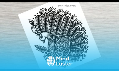 How to draw Mandala for Beginners Peacock mandala art peacock drawing stepbystep doodle art