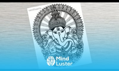 Ganesh Chaturthi mandala art How to draw Mandala for Beginners Ganesh Chaturthi drawing Doodle