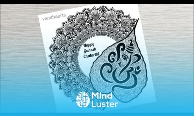 Ganesha Mandala Art How to draw a Mandala for beginners ganeshchaturthi doodle vanithaarts