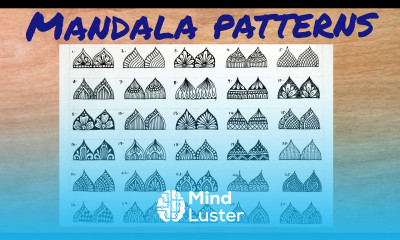 Mandala Patterns Tutorial For beginners step by step vanithaarts mandalapattern