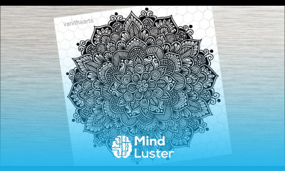 How to draw Mandala Art for Beginners Step by Step Tutorial on Hexagonal Grid vanithaarts mandala