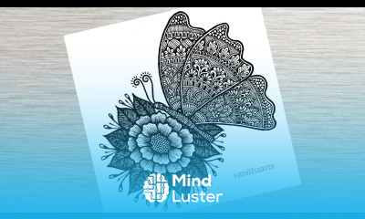 How to draw Mandala for Beginners Easy mandala drawing Butterfly mandala step by step mandala