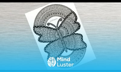 How to draw Mandala for Beginners Butterfly mandala art Butterfly drawing stepbystep doodle