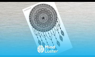 How to Draw Dream Catcher Mandala Art Easy Mandala Drawing How to Draw Mandala for Beginners