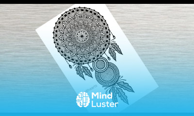 How to Draw Dream Catcher Mandala Art Easy Mandala Drawing How to Draw Mandala for Beginners