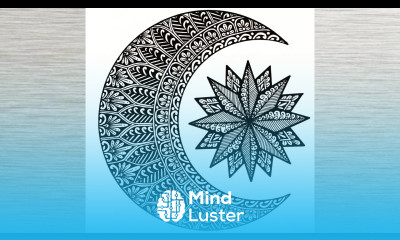 How to draw mandala art for beginners moon shape mandala step by step mandala art
