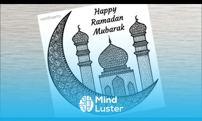 Ramadan Mubarak Mandala Art How to Draw Mandala Art for Beginners halfmoon vanithaarts ramadan