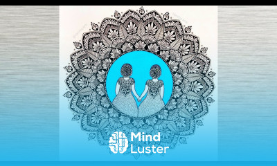 Friendship day drawing mandala art easy tutorial for beginners best friends doodle