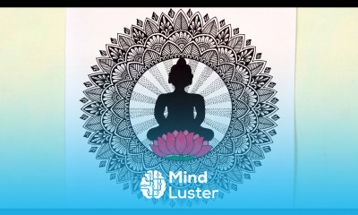 How to draw Mandala Art for beginners Buddha Mandala Art Step by Step buddha vanithaarts