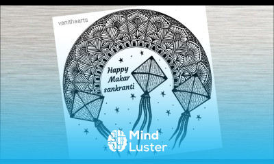 Makar Sankranti Drawing How to Draw Mandala for Beginners Makar Sankranti Mandala vanithaarts