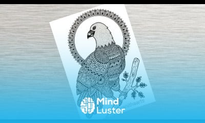 How to draw Mandala for Beginners Eagle mandala art eagle drawing stepbystep doodle art