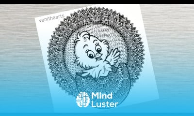 How to draw mandala for beginners easy mandala Bird mandala mandala art step by step tutorial