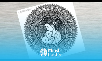 How to draw Mandala for Beginners Easy mandala drawing Mother s day mandala stepbystep