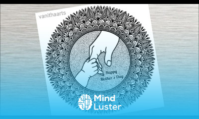 Mother s Day Mandala Art How to Draw Mandala for Beginners Step by Step Tutorial vanithaarts