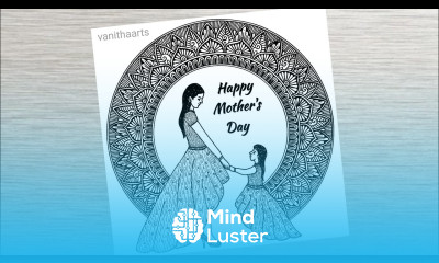 Mother s Day Mandala Art How to Draw Mandala for Beginners Step by Step Tutorial vanithaarts