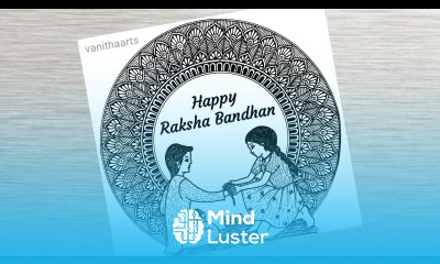 Happy Raksha Bandhan Mandala Art How to draw Mandala for Beginners Raksha Bandhan drawing