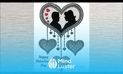 Valentine s Day Special Drawing How to Draw Romantic Couple Mandala Art for Beginners Step by Step